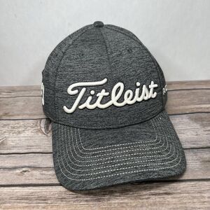 Titleist Footjoy FJ Pro V1 Flex Fit Hat Cap Mens Size M/L Heather Gray